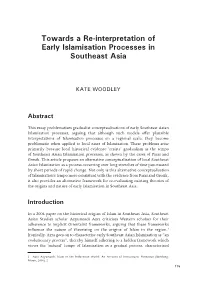 Towards a Re-Interpretation of Early Islamisation Processes in Southeast Asia