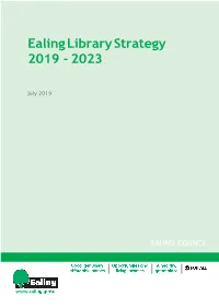 Ealing Library Strategy 2019 – 2023