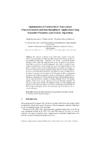Optimization of Natural Dyes' Non-Contact Characterization and Interdisciplinary Application Using Ensemble Classifiers and Genetic Algorithms