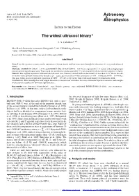 The Widest Ultracool Binary