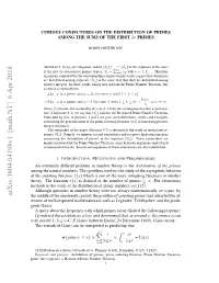 Arxiv:1804.04198V1 [Math.NT] 6 Apr 2018 Rm-Iesequence, Prime-Like Hoy H Function the Theory