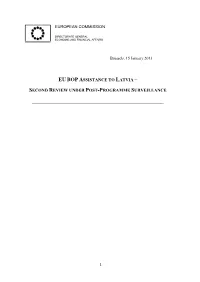 Eu Bop Assistance to Latvia –
