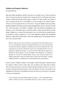 Palladio and Polybius Histories