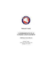 Putnam County Conservation Element Data & Analysis
