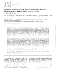 Systematics of Malaysian Woolly Bats (Vespertilionidae: Kerivoula) Inferred from Mitochondrial, Nuclear, Karyotypic, and Morphological Data