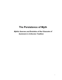 The Persistence of Myth