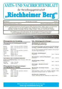 Amtsblatt Juli 2019