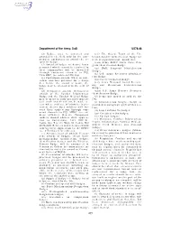 Department of the Army, Dod § 578.68