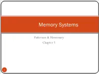 Memory Systems