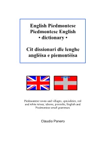Piemontèis-Inglèis