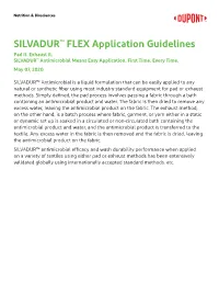 SILVADUR™ Application Guidelines