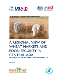 A Regional View of Wheat Markets and Food Security In