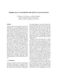 Chipping Away at Censorship Firewalls with User-Generated Content