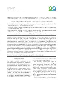 E Edulis ATION TRENDS and GAPS in SCIENTIFIC PRODUCTION ON