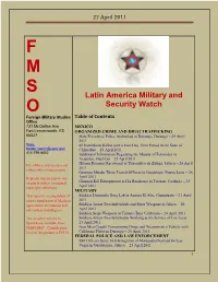 F Mexican 2011 Open Source Information and Soldiers Arrest Two Individuals and Seize Weapons in Jalisco – 20 Not Evaluated Intelligence