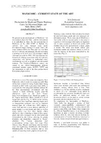 Maxscore-Current-State-Of-The-Art.Pdf