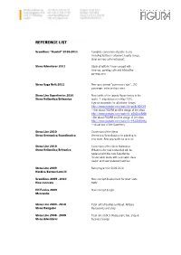 Reference List