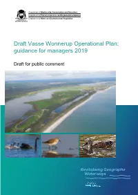 Draft Vasse Wonnerup Operational Plan: Guidance for Managers 2019