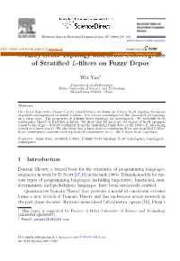 L-Fuzzy Scott Topology and Scott Convergence of Stratified L-Filters