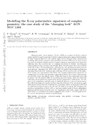 Modelling the X-Ray Polarimetric Signatures of Complex Geometry: the Case Study of the “Changing Look” AGN NGC 1365