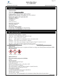 Safety Data Sheet Acc