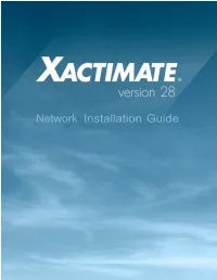 Xactimate 28 Network Installation Guide