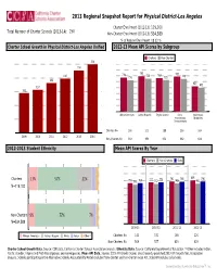 2013 Regional Snapshot Report for Physical District-Los Angeles