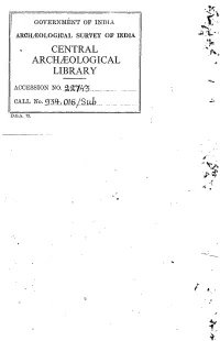 Buddhist Remains in Andhra and the History of Andhra Between 225