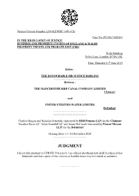 High Court Judgment Template