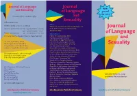 Journal of Language