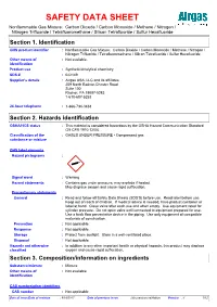 Safety Data Sheet