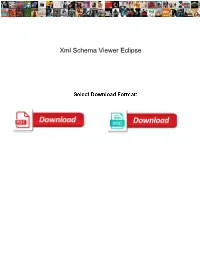 Xml Schema Viewer Eclipse