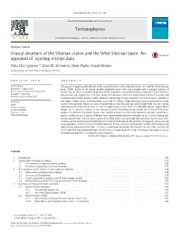 Crustal Structure of the Siberian Craton and the West Siberian Basin: an Appraisal of Existing Seismic Data