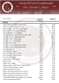 WEBSITE Spirits Price List with Vat At