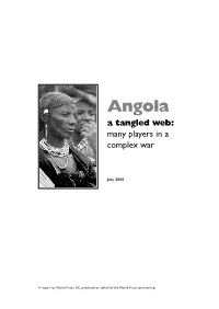 Angola a Tangled Web: Many Players in a Complex War