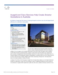 Ausgrid and Cisco Services Help Create Smarter Substations in Australia