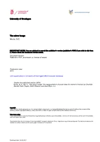 University of Groningen the Mirror Image Muda, G.E