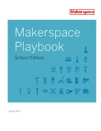 Makerspace Playbook School Edition