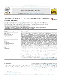 The Ponto-Caspian Basin As a Final Trap for Southeastern Scandinavian Ice-Sheet Meltwater