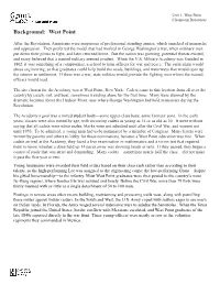 West Point Classroom Resources