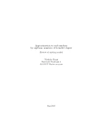Approximation to Real Numbers by Algebraic Numbers of Bounded Degree