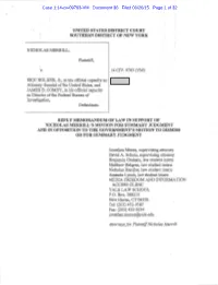 Or for Summary Judgment