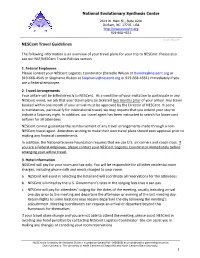 Travel Guidelines