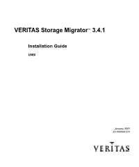 VERITAS Storage Migrator 3.4.1 Installation Guide UNIX