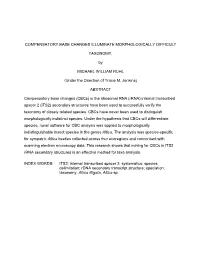 Compensatory Base Changes Illuminate Morphologically Difficult