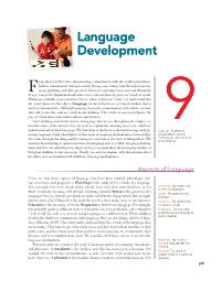 Language Development Language Development