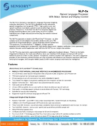 NLP-5X Product Brief
