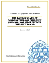 Studies in Applied Economics