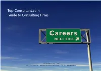 Top-Consultant.Com's Guide to Consulting Firms
