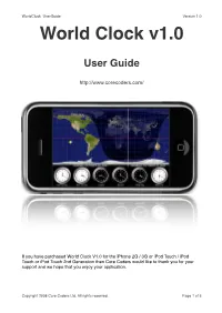 World Clock V1.0